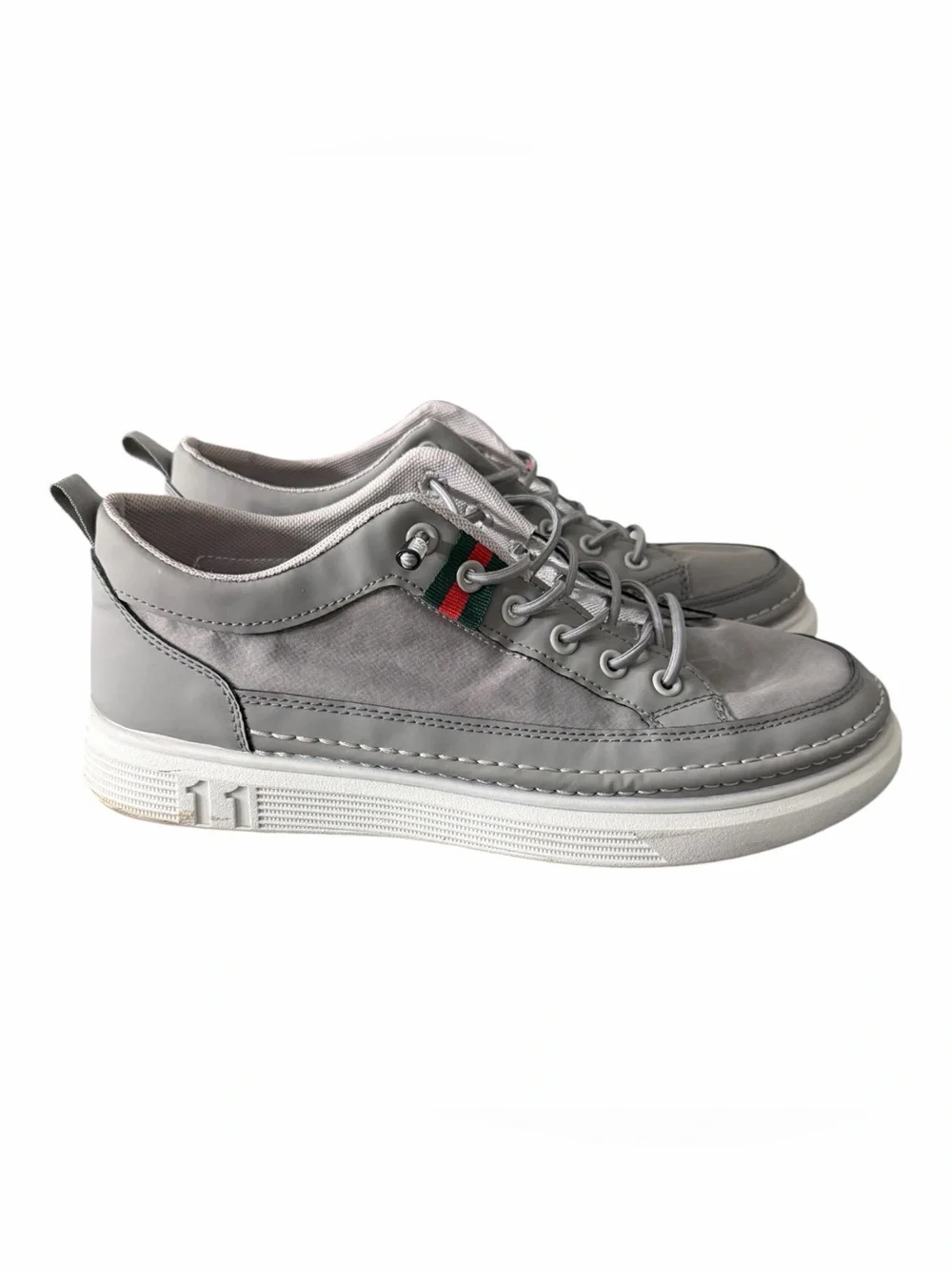 Men's Vintage skateboard sneakers, Gray color